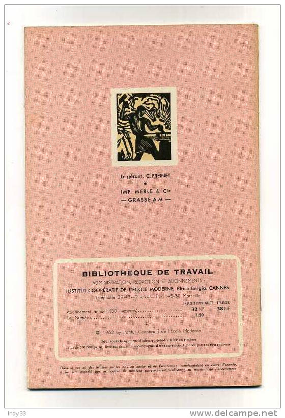 - LA CIVILISATION MEROVINGIENNE . BIBLIOTHEQUE DE TRAVAIL  N°533    OCT. 1962 - Archéologie