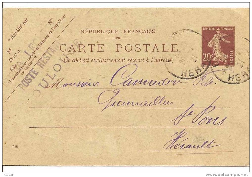 CARTE POSTALE - Autres & Non Classés