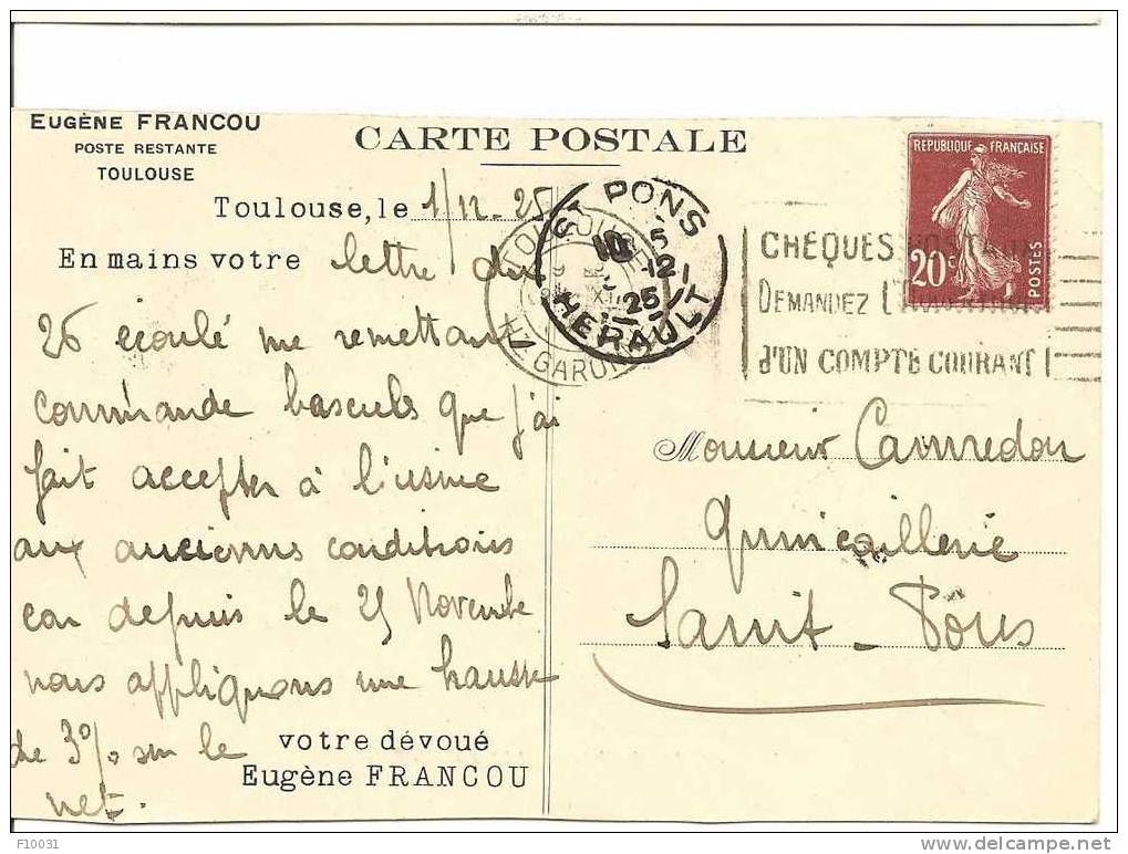 CARTE POSTALE - Other & Unclassified