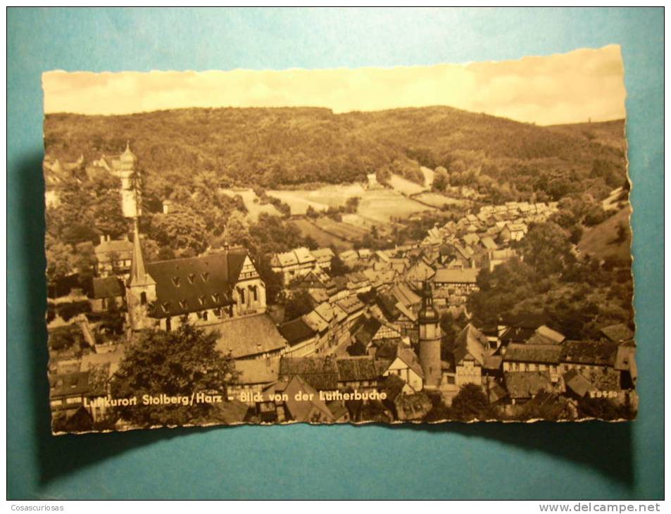 R.1031 ALEMANIA GERMANY DEUTSCHLAND SAJONIA ANHALT LUFTKURORT STOLBERG HARZ ANNEES 1950/60 MAS EN MI TIENDA - Stolberg (Harz)