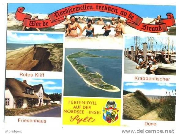 Sylt  Nordfriesland  Germany Multi View  1975 - Nordfriesland