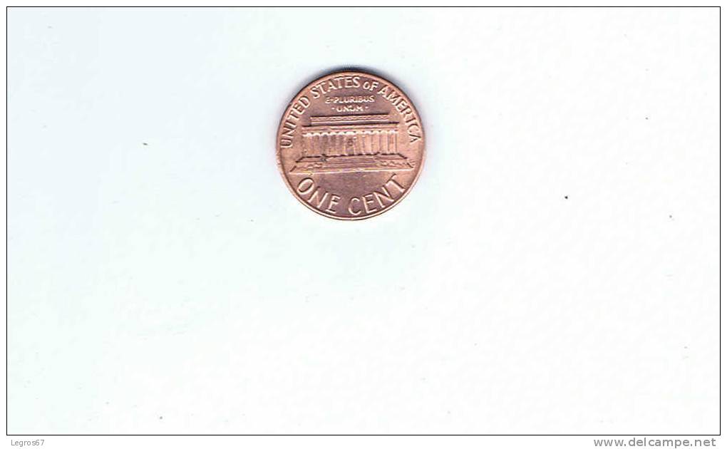 1 CENT ETATS UNIS 1985 D - 1959-…: Lincoln, Memorial Reverse