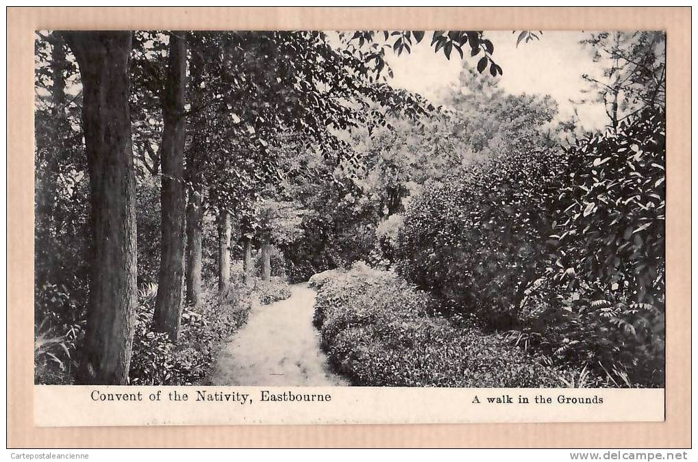 EASTBOURNE CONVENT NATIVITY 1910s WALK In The GROUNDS - BUCHANAN CROYDON N°10240 - ENGLAND INGLATERRA INGHILTERRA -6189A - Eastbourne