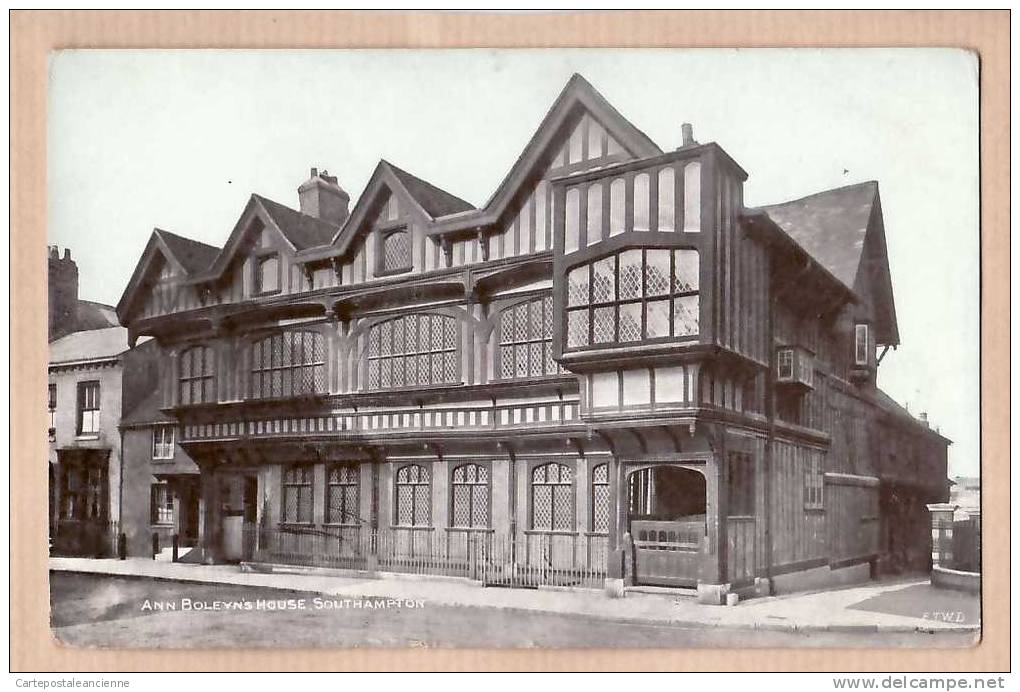 HAMPSHIRE ANN BOLEYN'S HOUSE SOUTHAMPTON 1920s - HUGHER'S Series ETWD- ENGLAND INGLATERRA INGHILTERRA -6203Ab - Southampton