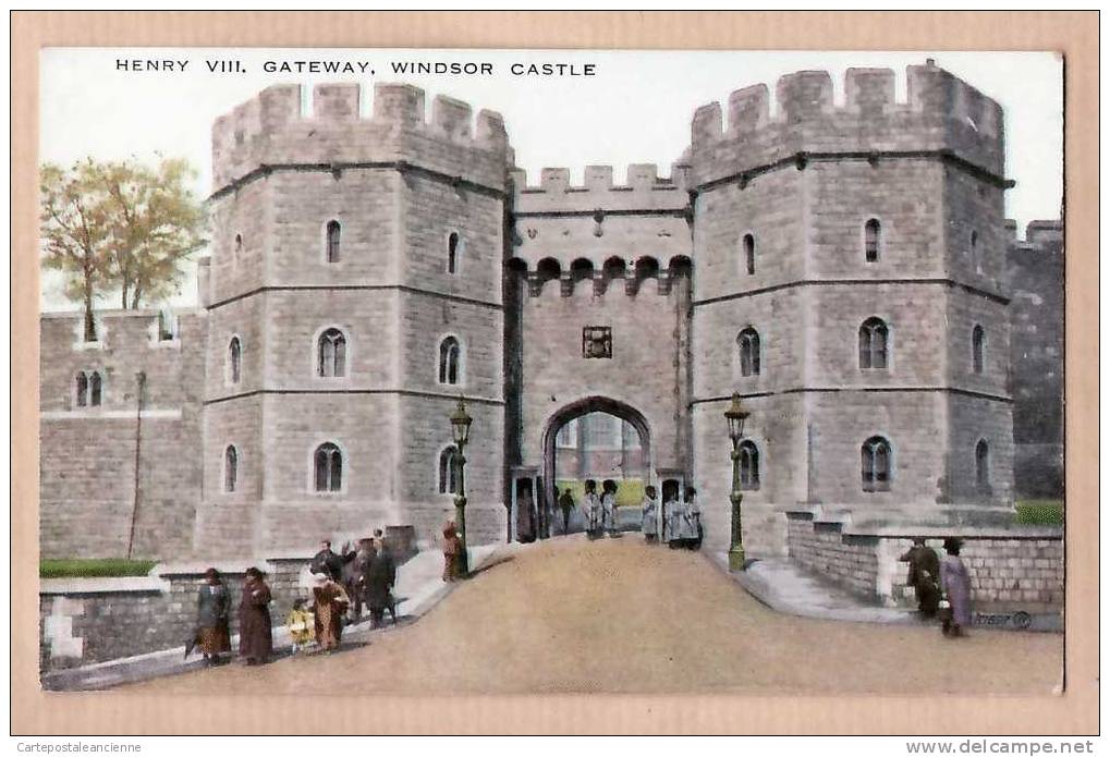 VALESQUE Series GATEWAY WINDSOR CASTLE HENRI VIII  - VALENTINE S - ENGLAND INGLATERRA INGHILTERRA -5888A - Windsor Castle