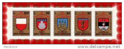 Saint Marin 1974  N° 876 / 880. Neuf X X   Compagnie Arbaletier - Unused Stamps