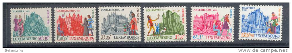 Luxembourg Yvert Nr : 748 - 753  ** MNH  (zie Scan) - Nuevos