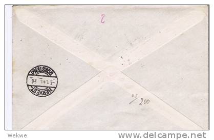 L025a/  LUXEMBURG - Brief Mit  RPfg. Zudruck Auf Flusslandschaft (Vianden). - 1940-1944 Occupation Allemande