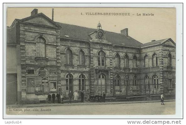 H 40/CPA  VILLERS BRETONNEUX  (80)   LA MAIRIE - Villers Bretonneux