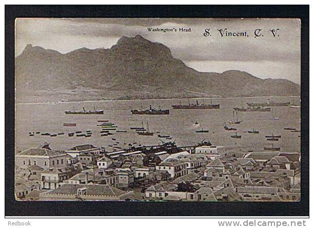 Early Postcard Cape Cabo Verde Ex Portugal Colony - Washington's Head S. Vicente - Ref 267 - Cape Verde
