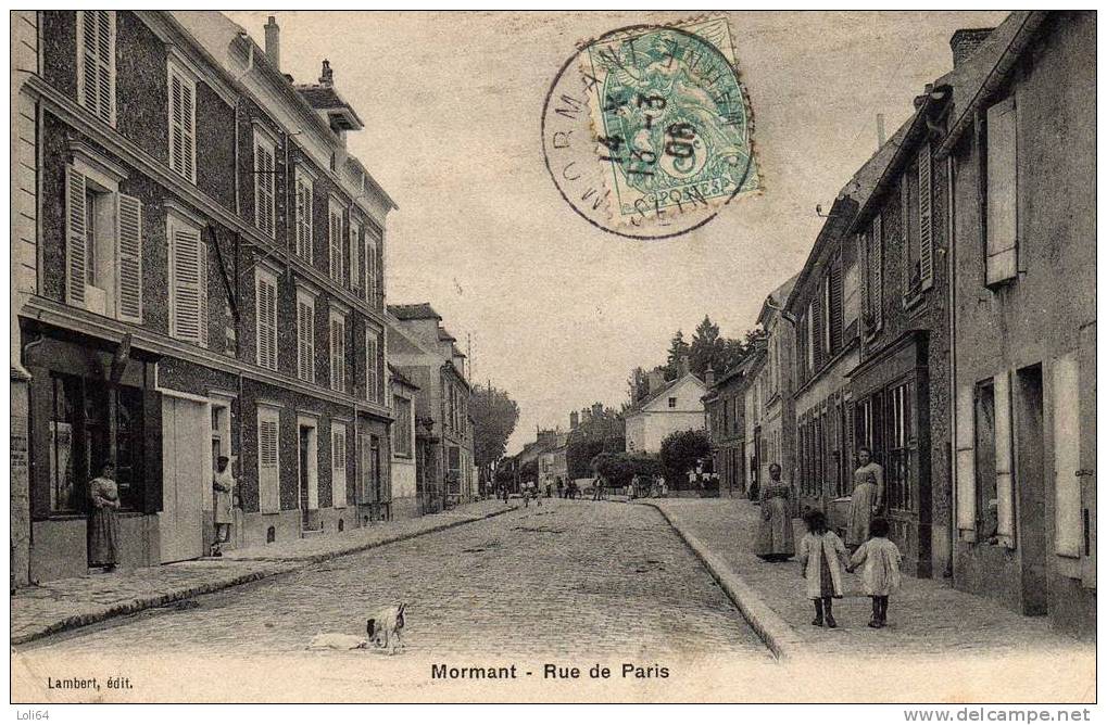 /77/  MORMANT  RUE DE PARIS - Mormant