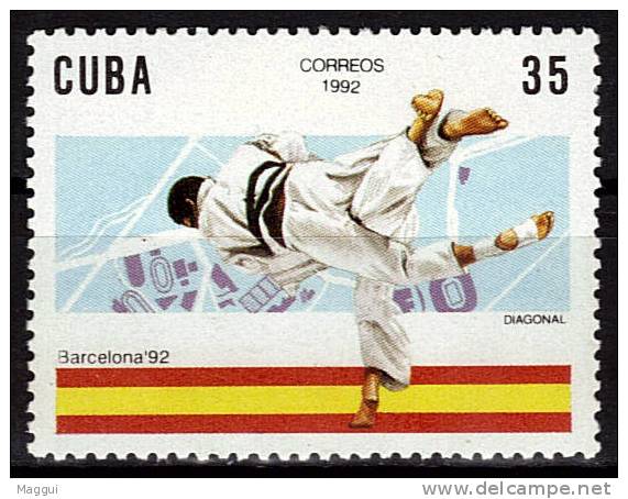 CUBA  N° 3184  * * JO  1992  Judo - Judo