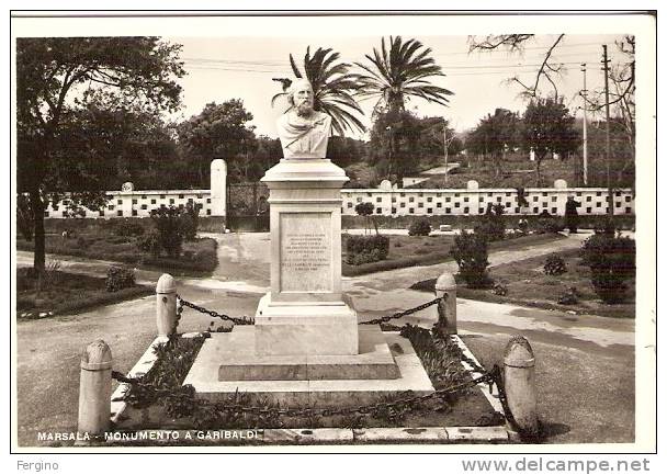 54/FG/08 - MONUMENTI - MARSALA: Monumento A Garibaldi - Marsala