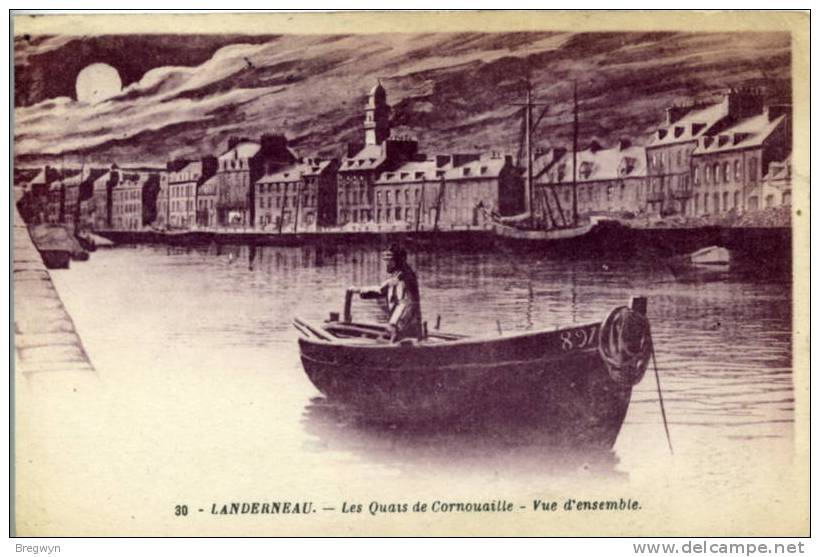 29 - CPA Landerneau - Les Quais De Cornouaille - Landerneau