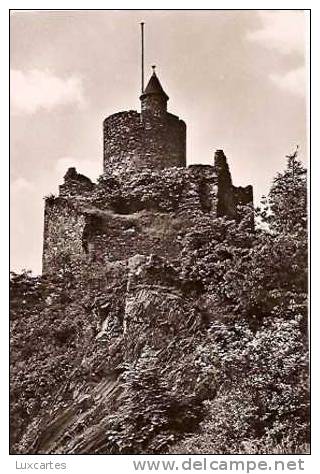 SAARBURG (BEZ. TRIER). HAUPTTURM DER BURGRUINE,GEN.KUTZÄGEL. - Saarburg