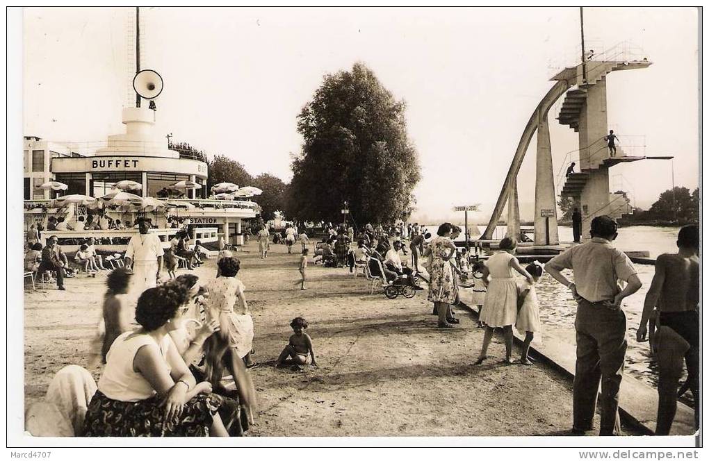 BORAN Sur OISE 60 Lla Plage De Lys Chantilly LeToboggan Editions Vergnes Véritable Photo - Boran-sur-Oise