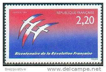 France 1989 (YT 2560) - Bicentenaire Révolution Française, Par Folon / 200 Years Of The French Revolution, By Folon - ** - Révolution Française
