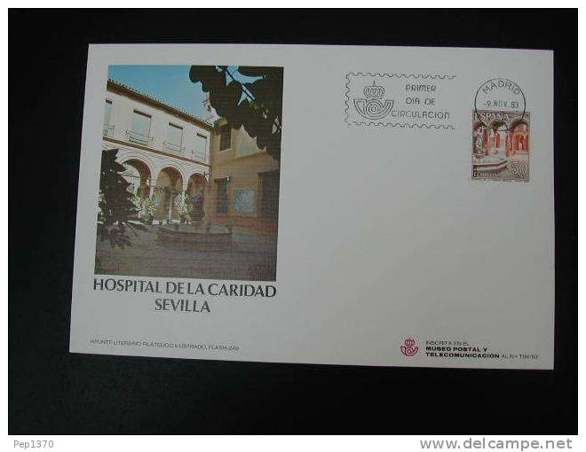 España 1983,   Carte Maximum Hospital De La Caridad  (Sevilla) - Maximum Cards