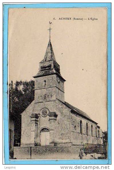 ACHEUX --  L'Eglise - Acheux En Amienois