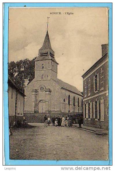 ACHEUX --  L'Eglise - Acheux En Amienois