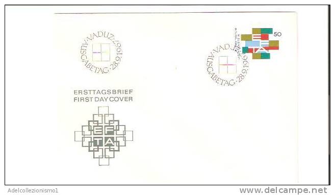 15371)lettera F.d.c Efta Con 50 Efta Da Ausgabetag A Città Il 28-9-1967 - Brieven En Documenten