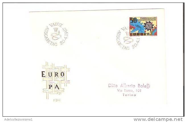 15383)lettera F.d.c Europa  Con 50 Da Ausgabetag A Torino Il 20-4-1967 - Brieven En Documenten