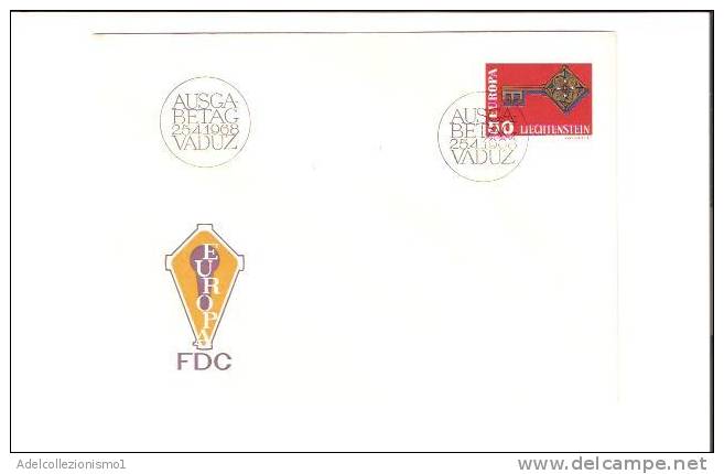 15387)lettera F.d.c Europa Con 50 Da Ausgabetag A Città Il 25-4-1968 - Lettres & Documents