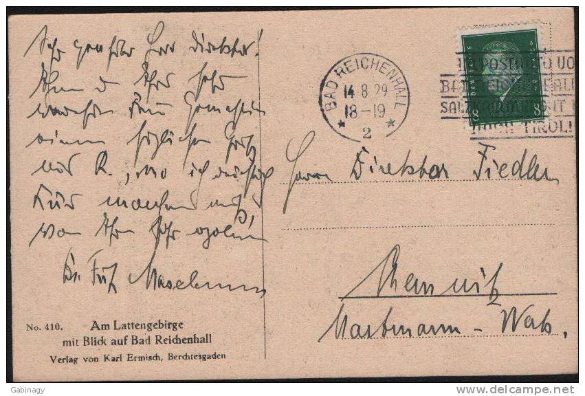 *GERMANY - BAD REICHENHALL-011 - 1929 - Bad Reichenhall