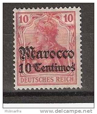 Maroc Bureaux Allemands YT 35 MH - Deutsche Post In Marokko