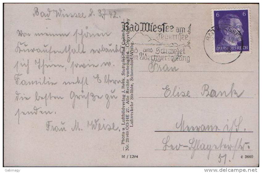 *GERMANY - BAD WIESSEE-001 - 1942 - Bad Wiessee