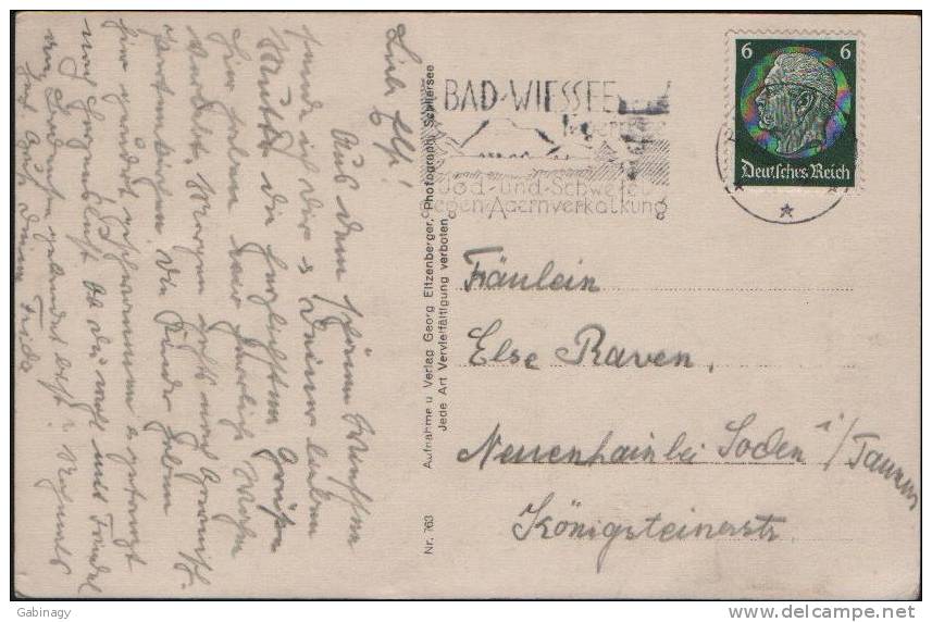 *GERMANY - BAD WIESSEE-002 - 1935 - Bad Wiessee