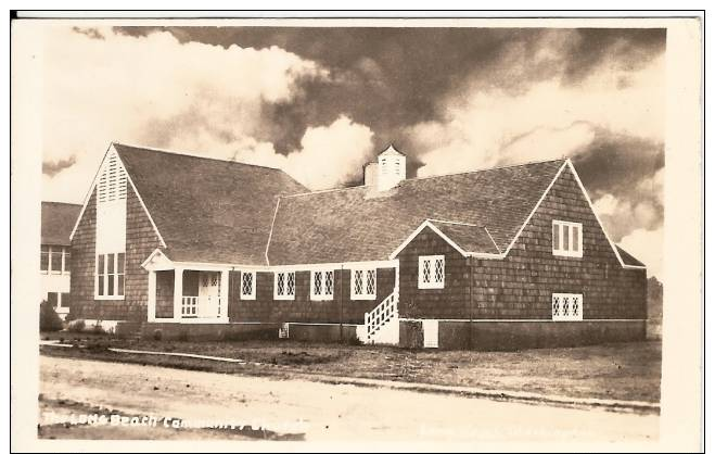 The Long Beach Community Church, Long Beach, Washington, Wash, WA, 1920´s To 1950´s RPPC, Real Photo Postcard # 2400 - Autres & Non Classés