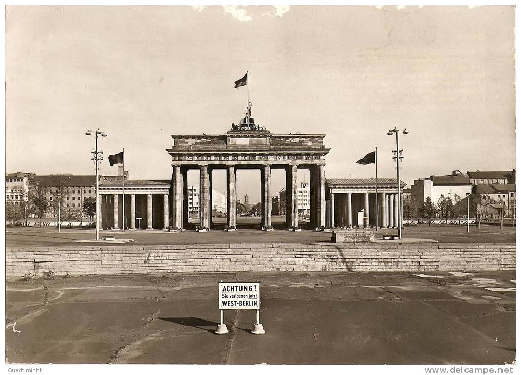 Berlin.1968. - Porte De Brandebourg