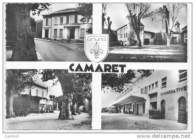84 // CAMARET, Multivues CPSM N° 61216 Ed J Cellard ** - Camaret Sur Aigues
