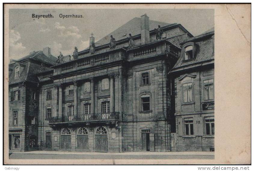 *GERMANY - BAYREUTH-001 - OPERNHAUS - Bayreuth