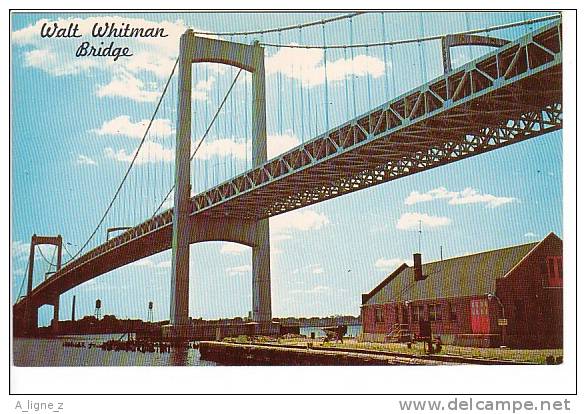 P - Cpsm 1960 NEW JERSEY GLOUCESTER WALT WHITMAN BRIDGE PONT - Autres & Non Classés