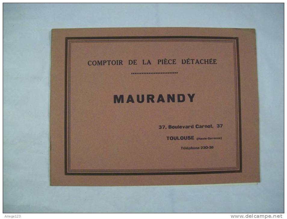 Comptoir De La Piece Detachee Maurandy Catalogue Des Pieces Pour Citroen C4,c6 Tous Types - Auto