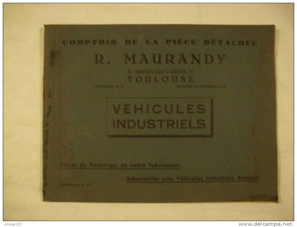 Comptoir De La Piece Detachee Maurandy Catalogue Pieces De Rechangevehicules Renault Industriels - Auto