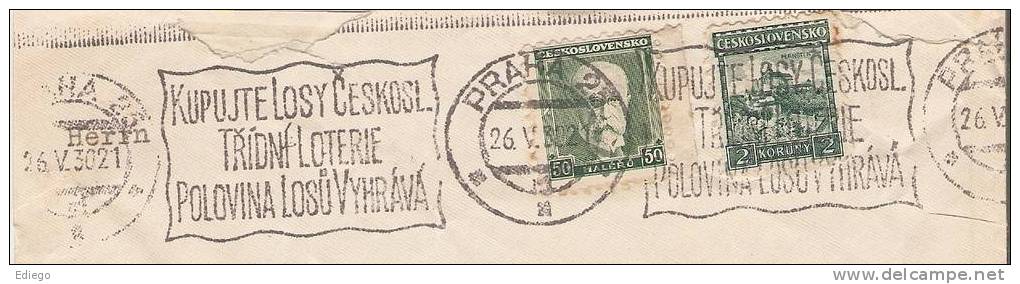 LETTRE 1930 PRAHA - GENEVE - Sonstige & Ohne Zuordnung