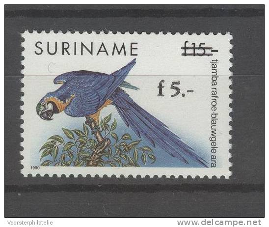 REPUBLIEK SURINAME 1993 ZBL 792 VOGEL BIRD OISEAU - Pappagalli & Tropicali