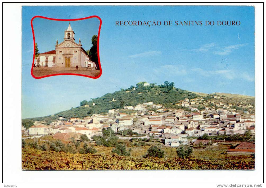 Portugal Cor 3298 – Sanfins Do Douro - Recordação De . - Vista Parcial - Bragança