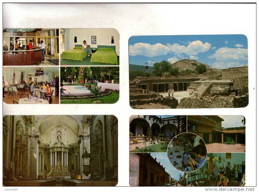 7 Mexico Older Postcards  / Carte Sur Le Mexique - Poissons Et Crustacés
