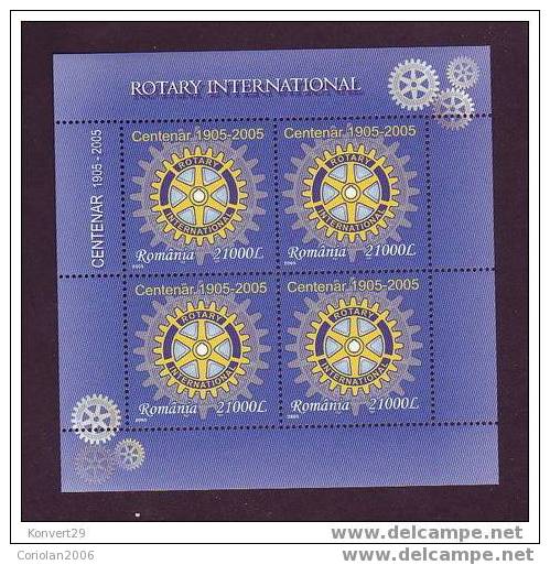 Rotary / Block Romania 2005 - Ongebruikt