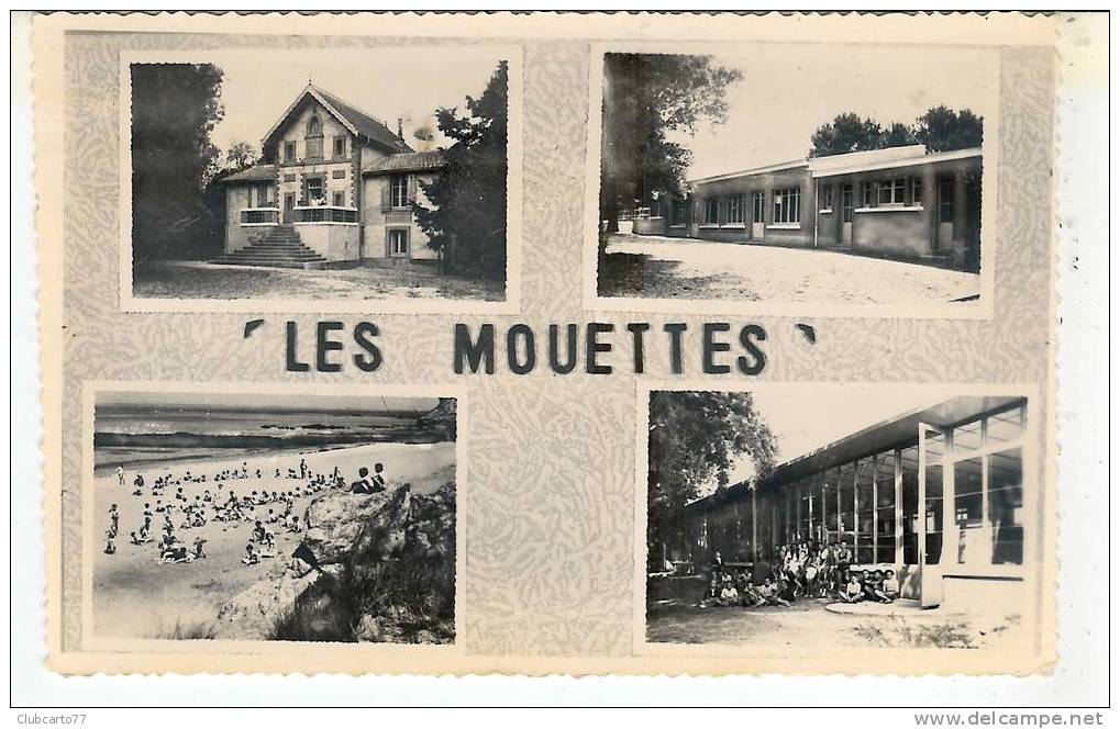 Saint-Michel-Chef-Chef : 4 Vues De La Colonie De Vacances "Les Mouettes" 1953 (animée) - Saint-Michel-Chef-Chef