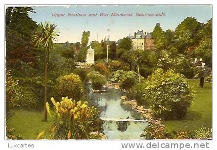 UPPER GARDENS AND WAR MEMORIAL . BOURNEMOUTH. - Bournemouth (from 1972)