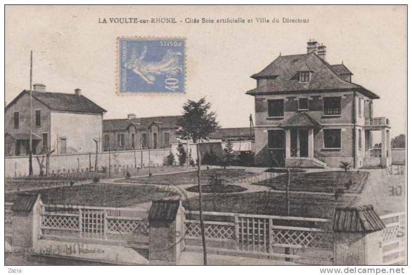 07.202/ LA VOULTE SUR RHONE - Cités Soie Artificielle Et La Villa Du Directeur - La Voulte-sur-Rhône