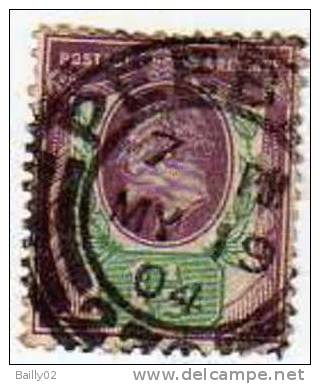 Edouard VII  1902   1 1/2p  Yvert N°108  Obl  Côte 15E - Used Stamps