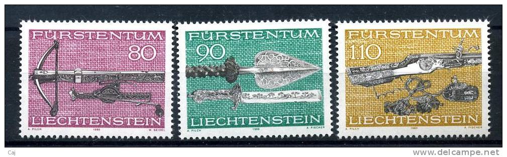 Liechtenstein  :  Yv  692-94  **     à 22 % De La Cote Yvert - Unused Stamps