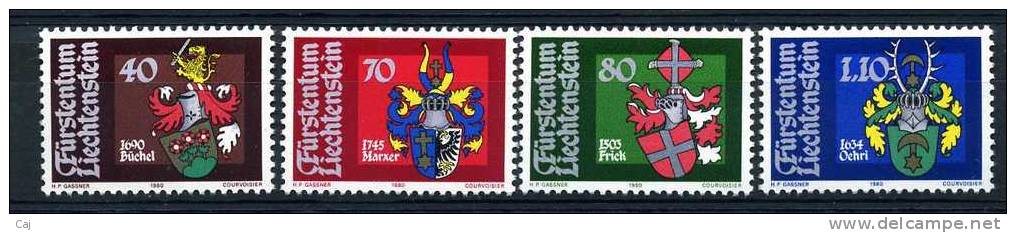 Liechtenstein  :  Yv  684-87  **     à 22 % De La Cote Yvert - Unused Stamps