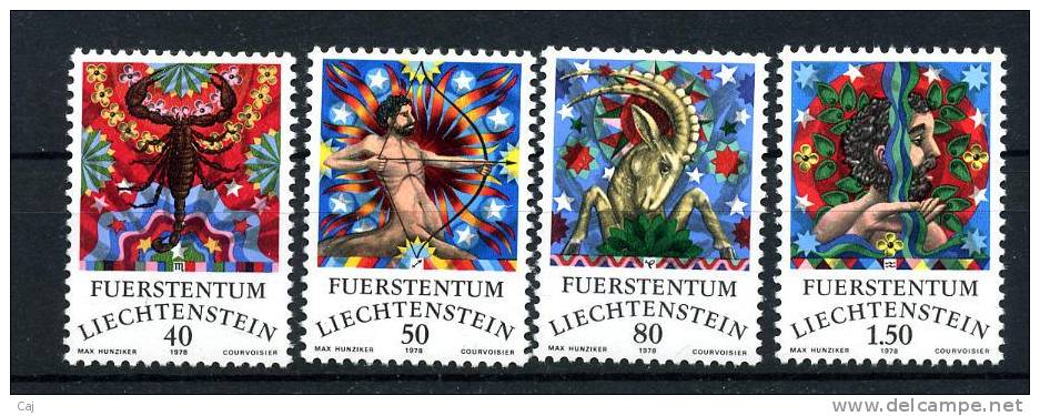 Liechtenstein  :  Yv  654-57  **     à 22 % De La Cote Yvert - Unused Stamps